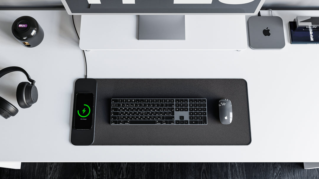 Matte by mdrndock - magsafe charging desk mat