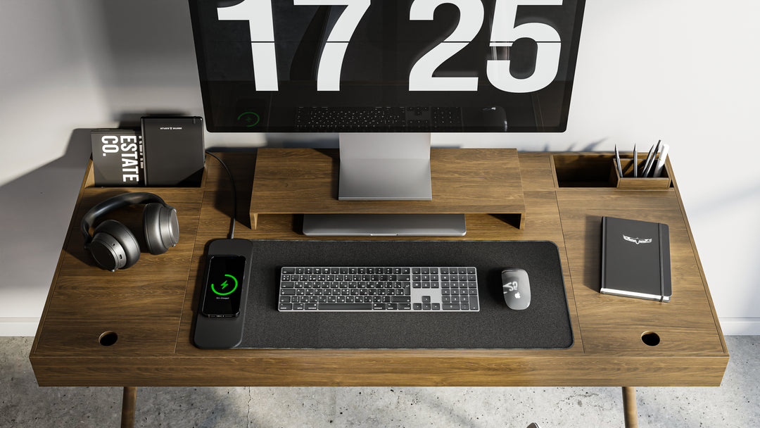 Matte by mdrndock - magsafe charging desk mat